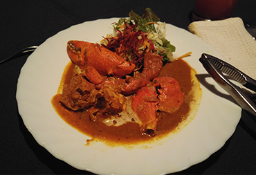 Curry de crabe
